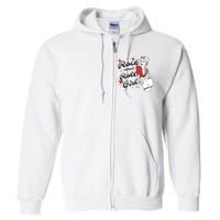 Rock And Roll Girl Vintage Full Zip Hoodie