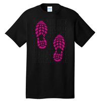 Rise And Run Pink Print Tall T-Shirt