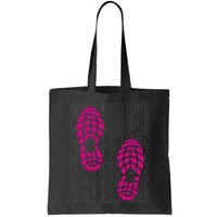 Rise And Run Pink Print Bag