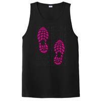 Rise And Run Pink Print PosiCharge Competitor Tank