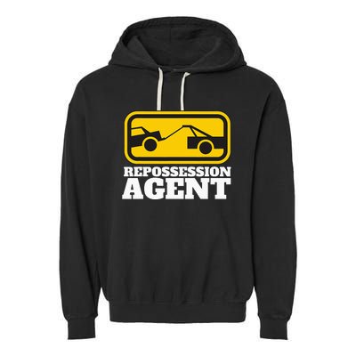 Repo Agent Repoman And Repossession Agent Garment-Dyed Fleece Hoodie