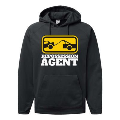 Repo Agent Repoman And Repossession Agent Performance Fleece Hoodie