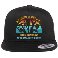 Retired And Rebuilt Body Contains Aftermarket Parts Retired Flat Bill Trucker Hat