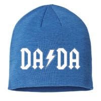 Rock and Roll Dada Father's Day For New Dad for Him Dada Sustainable Beanie