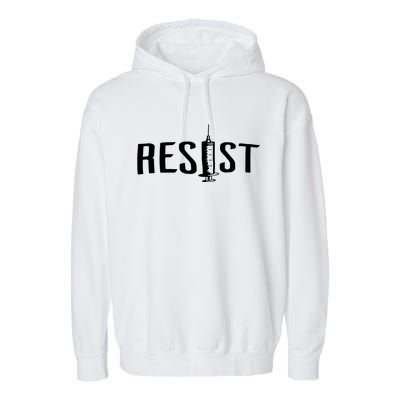 Resist Anti Garment-Dyed Fleece Hoodie