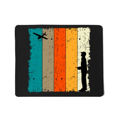 Rc Airplane Retro Vintage Battery Operator Aerodynamic Plane Mousepad