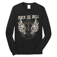 Rock And Roll Guitar Vintage Rock Music Long Sleeve Shirt