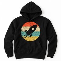 Retro Astronaut Rocket Vintage Space Ship Video Game Hoodie