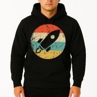 Retro Astronaut Rocket Vintage Space Ship Video Game Hoodie