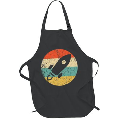 Retro Astronaut Rocket Vintage Space Ship Video Game Apron