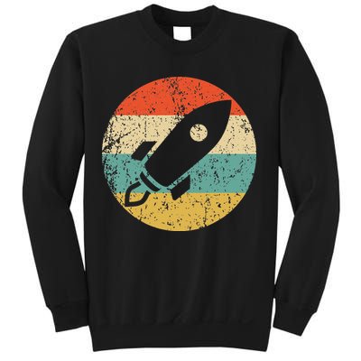 Retro Astronaut Rocket Vintage Space Ship Video Game Sweatshirt