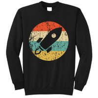 Retro Astronaut Rocket Vintage Space Ship Video Game Sweatshirt