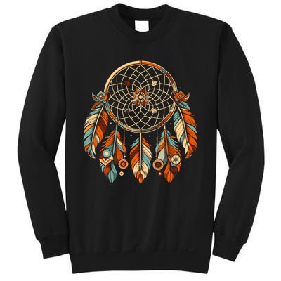 Retro Art Style Christmas Cool Dreamcatcher Symbol Sweatshirt