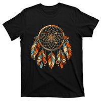 Retro Art Style Christmas Cool Dreamcatcher Symbol T-Shirt