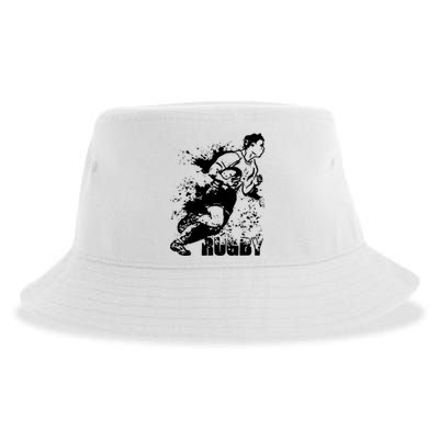 Rugby American Sport Sustainable Bucket Hat