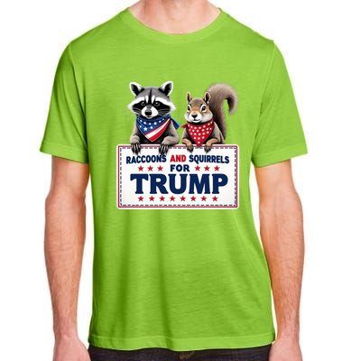 Raccoons And Squirrels For Trump Adult ChromaSoft Performance T-Shirt