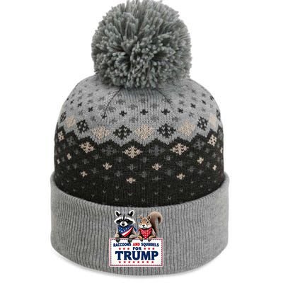 Raccoons And Squirrels For Trump The Baniff Cuffed Pom Beanie