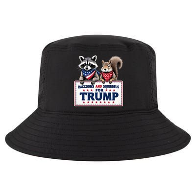 Raccoons And Squirrels For Trump Cool Comfort Performance Bucket Hat