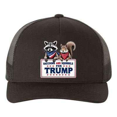 Raccoons And Squirrels For Trump Yupoong Adult 5-Panel Trucker Hat