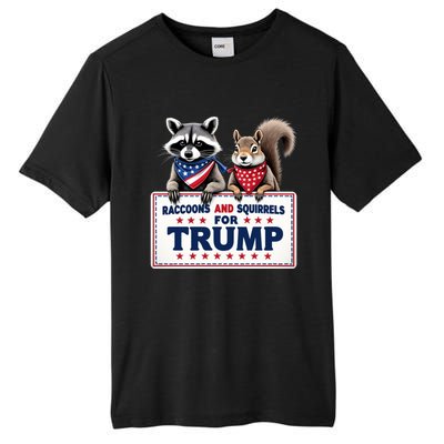 Raccoons And Squirrels For Trump Tall Fusion ChromaSoft Performance T-Shirt