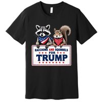 Raccoons And Squirrels For Trump Premium T-Shirt