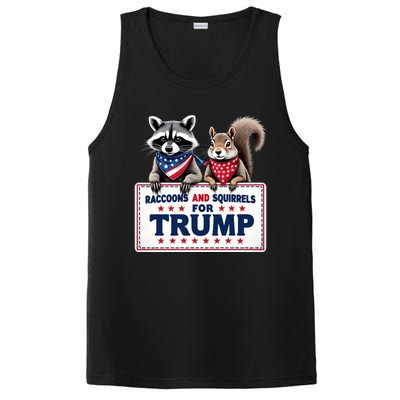 Raccoons And Squirrels For Trump PosiCharge Competitor Tank