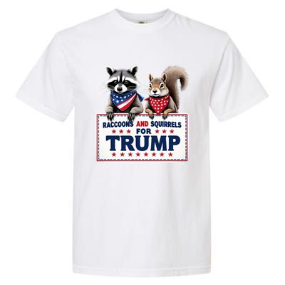 Raccoons And Squirrels For Trump Garment-Dyed Heavyweight T-Shirt