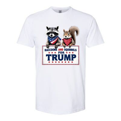 Raccoons And Squirrels For Trump Softstyle CVC T-Shirt