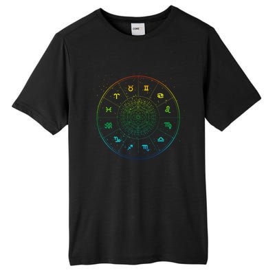 Rainbow Astrology Star Sign Zodiac Horoscope Gift Tall Fusion ChromaSoft Performance T-Shirt