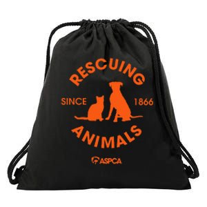 Rescuing Animals Since 1866 Drawstring Bag