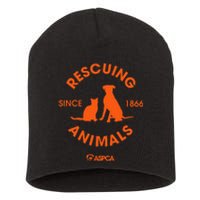 Rescuing Animals Since 1866 Short Acrylic Beanie