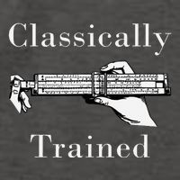 Retro Analog Slide Rule Vintage Classically Trained Student Vector Backpack