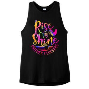 Rise and Shine Mother Cluckers Chicken World Farm Animals Ladies PosiCharge Tri-Blend Wicking Tank