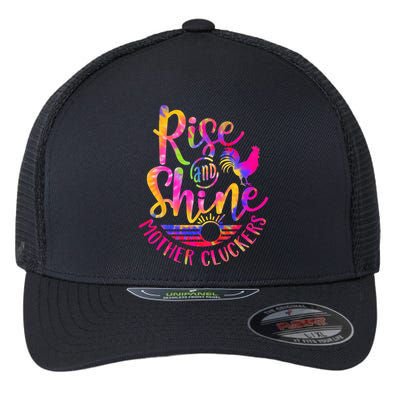 Rise and Shine Mother Cluckers Chicken World Farm Animals Flexfit Unipanel Trucker Cap