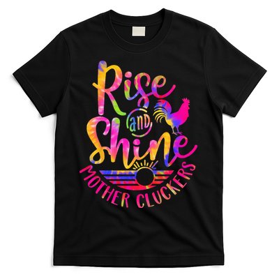 Rise and Shine Mother Cluckers Chicken World Farm Animals T-Shirt