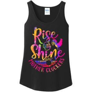 Rise and Shine Mother Cluckers Chicken World Farm Animals Ladies Essential Tank