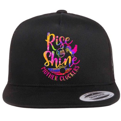 Rise and Shine Mother Cluckers Chicken World Farm Animals Flatbill Hat