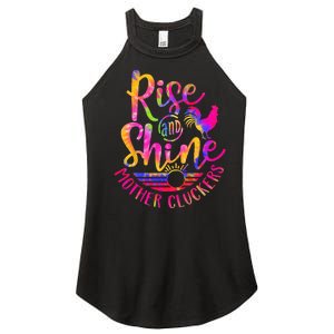 Rise and Shine Mother Cluckers Chicken World Farm Animals Women's Perfect Tri Rocker Tank