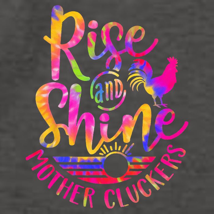 Rise and Shine Mother Cluckers Chicken World Farm Animals Vector Backpack