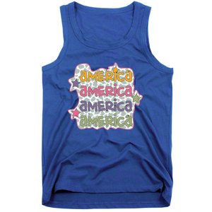 Retro America Star Gift Tank Top