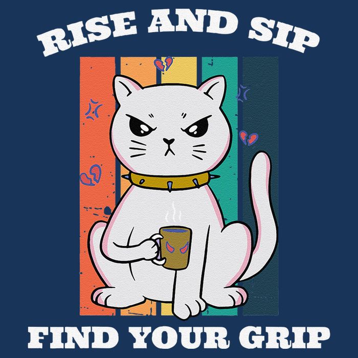 Rise And Sip Find Your Grip Funny Caffeine Coffee Infant Baby Jersey Bodysuit