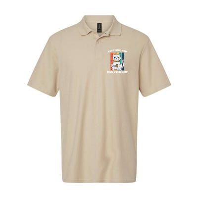 Rise And Sip Find Your Grip Funny Caffeine Coffee Polo