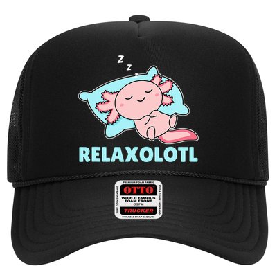 Relaxolotl Axolotl Sleep Animals Relax Sweet Axolotl Trucker Hat
