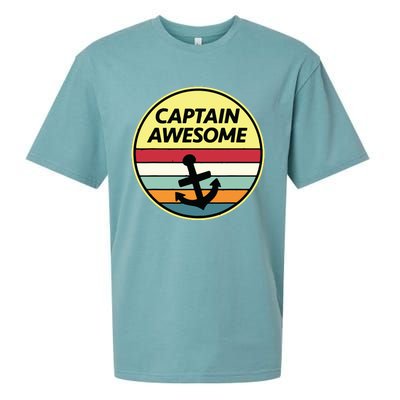 Retro Anchor Sailboat Vintage Sailing Captain Awesome Sueded Cloud Jersey T-Shirt