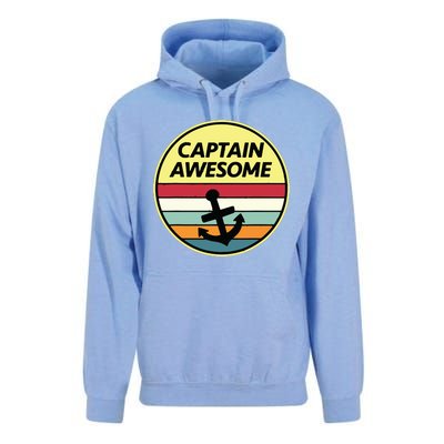 Retro Anchor Sailboat Vintage Sailing Captain Awesome Unisex Surf Hoodie