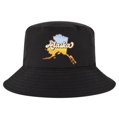 Retro Alaska State Logo Cool Comfort Performance Bucket Hat