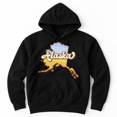 Retro Alaska State Logo Hoodie