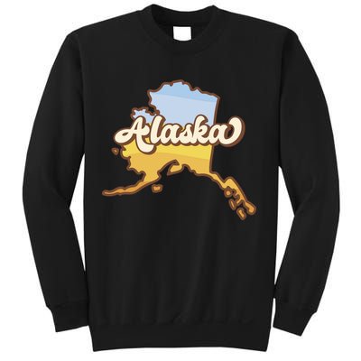 Retro Alaska State Logo Sweatshirt