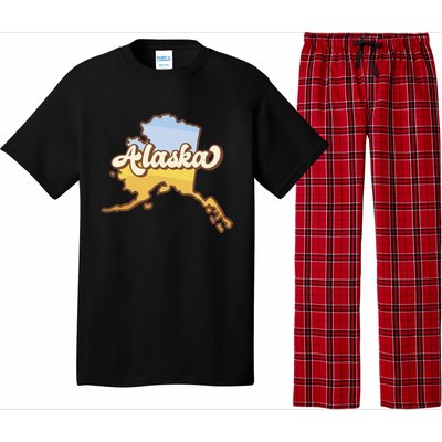 Retro Alaska State Logo Pajama Set