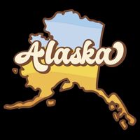 Retro Alaska State Logo 16 in Basic Backpack